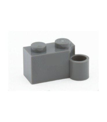 Dark Bluish Gray Hinge Brick 1 x 4 Swivel Base