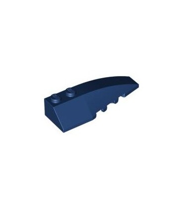 Dark Blue Wedge 6 x 2 Right
