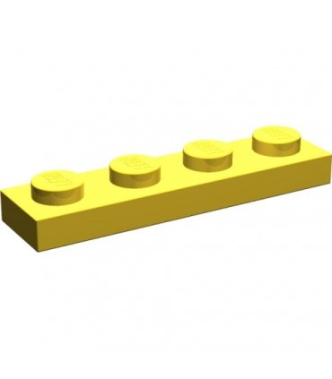 Yellow Plate 1 x 4