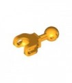 Bright Light Orange Hero Factory Arm / Leg with Ball Joint on Axle and Ball Socket, Short
