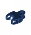Dark Blue Technic, Axle Connector 2 x 3 with Ball Socket, Closed Sides, Squared Ends