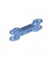 Medium Blue Technic, Axle and Pin Connector 2 x 7 with Two Ball Joint Sockets, Squared Ends and Axle Hole in Center
