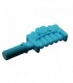 Medium Azure Friends Accessories Comb with Handle and 3 Hearts