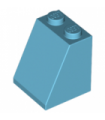 Medium Azure Slope 65 2 x 2 x 2 with Bottom Tube