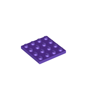 Dark Purple Plate 4 x 4