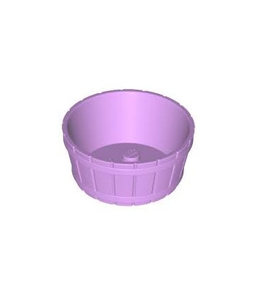 Lavender Container, Barrel Half Large with Axle Hole
