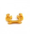 Pearl Gold Minifig, Helmet Ninja Horn Elaborate