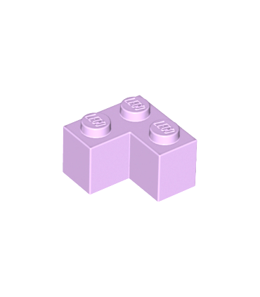 Lavender Brick 2 x 2 Corner