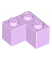 Lavender Brick 2 x 2 Corner