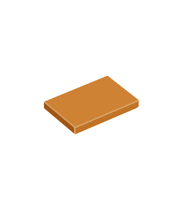 Medium Nougat Tile 2 x 3