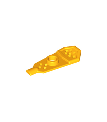 Bright Light Orange Minifig, Footgear Snowshoe - Short Front End