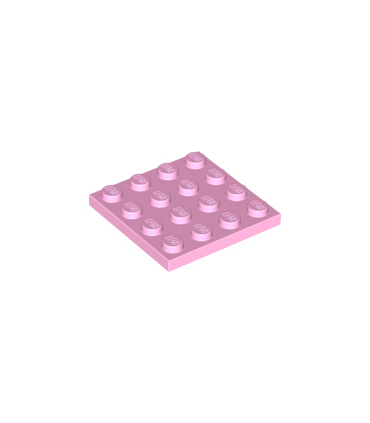 Bright Pink Plate 4 x 4