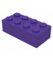 Dark Purple Brick 2 x 4