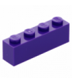 Dark Purple Brick 1 x 4