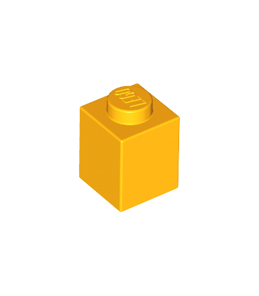 Bright Light Orange Brick 1 x 1