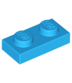 Dark Azure Plate 1 x 2