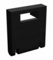 Black Container, Box 2 x 2 x 2 Door with Slot