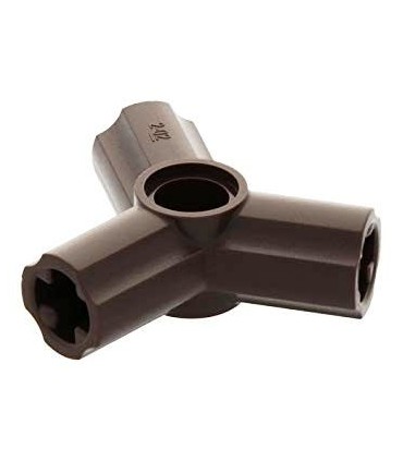Dark Brown Technic, Axle and Pin Connector Triple