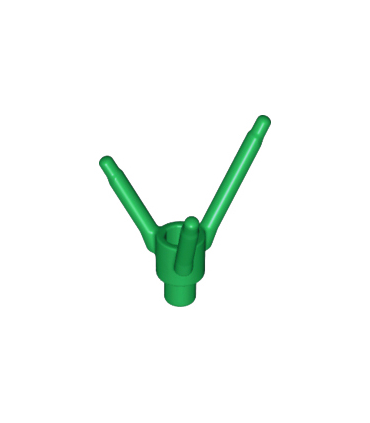 Green Plant Flower Stem with Bottom Pin