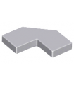 Light Bluish Gray Tile, Modified 2 x 2 Corner with Cut Corner - Facet