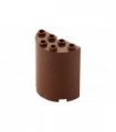 Reddish Brown Cylinder Half 2 x 4 x 4