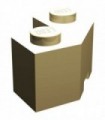 Tan Brick, Modified Facet 2 x 2