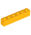Bright Light Orange Brick 1 x 6