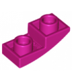 Magenta Slope, Curved 2 x 1 Inverted