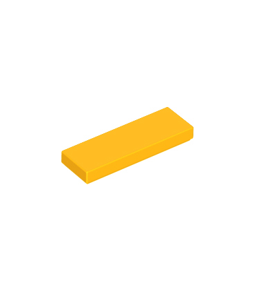 Bright Light Orange Tile 1 x 3