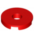Red Tile, Round 2 x 2 with Hole