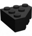 Black Wedge 3 x 3 Cut Corner