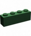 Dark Green Brick 1 x 4