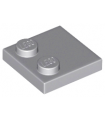 Light Bluish Gray Tile, Modified 2 x 2 with Studs on Edge