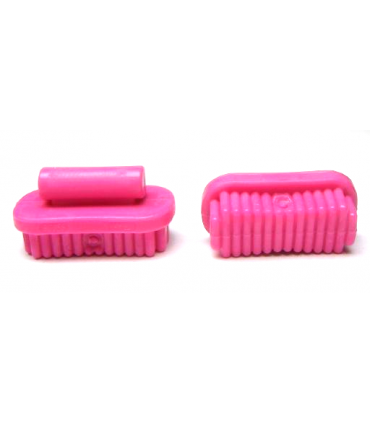 Dark Pink Friends Accessories Brush Oval, Large