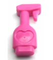 Dark Pink Friends Accessories Spray Bottle with Heart