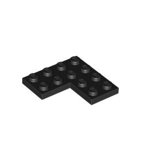 Black Plate 4 x 4 Corner