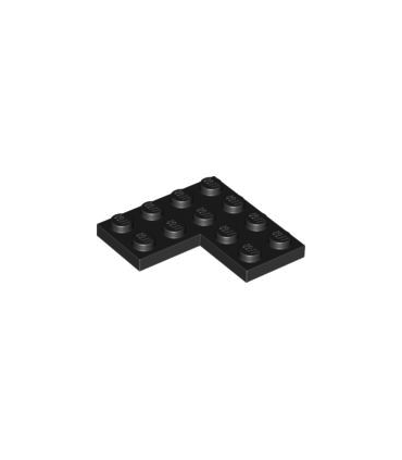 Black Plate 4 x 4 Corner