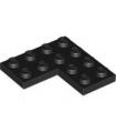Black Plate 4 x 4 Corner