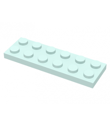 Light Aqua Plate 2 x 6