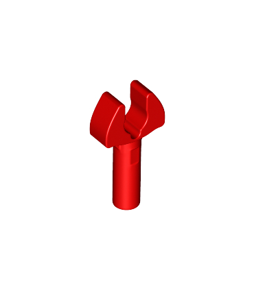 Red Bar 1L with Clip Mechanical Claw, Cut Edges and Hole on Side