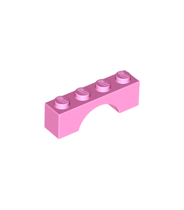 Bright Pink Brick, Arch 1 x 4