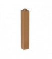 Medium Nougat Brick 1 x 1 x 5 - Solid Stud