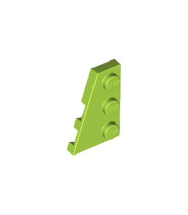 Lime Wedge, Plate 3 x 2 Left