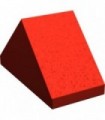 Red Slope 45 2 x 1 Double with Bottom Stud Holder