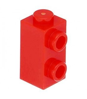 Red Brick, Modified 1 x 1 x 1 2/3 with Studs on 1 Side