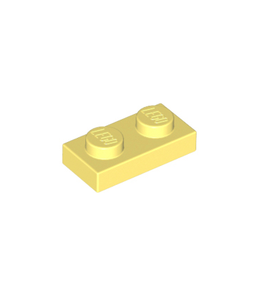 Bright Light Yellow Plate 1 x 2