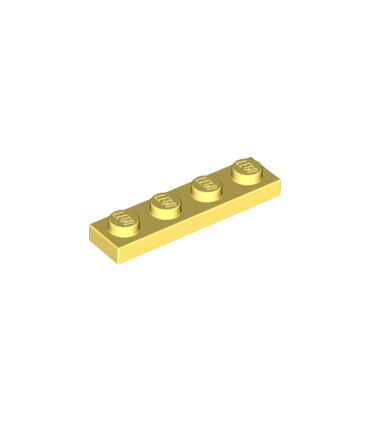 Bright Light Yellow Plate 1 x 4