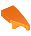 Orange Wedge 2 x 1 with Stud Notch Right