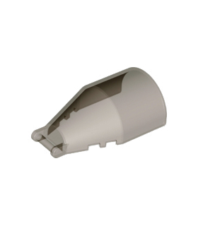 Trans-Black Windscreen 7 x 4 x 2 Round with Handle