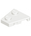 White Wedge, Plate 2 x 2 Left